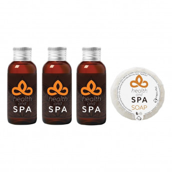 Health and Spa Toiletries Welcome Pack - Click to Enlarge
