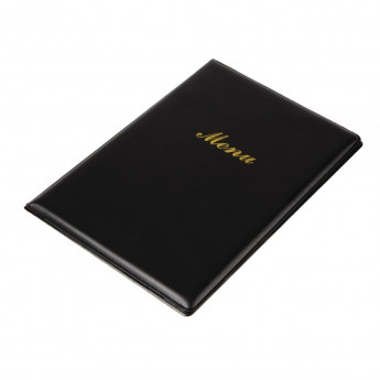 Olympia PVC Menu Cover Black - Click to Enlarge