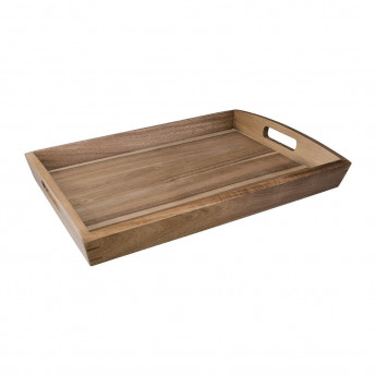 Olympia Large Acacia Wood Butler Tray 510mm - Click to Enlarge