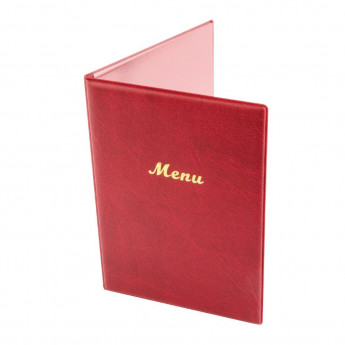 Olympia PVC Menu Cover Burgundy - Click to Enlarge
