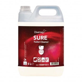 SURE Toilet Cleaner Ready To Use 5Ltr (2 Pack) - Click to Enlarge