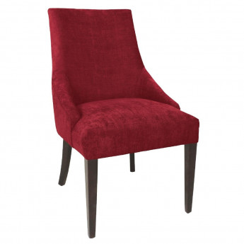 Bolero Dark Red Finesse Dining Chairs (Pack of 2) - Click to Enlarge
