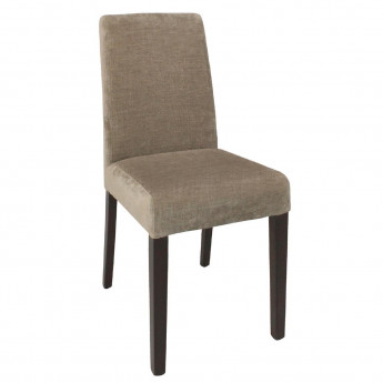 Bolero Dining Chairs Beige (Pack of 2) - Click to Enlarge
