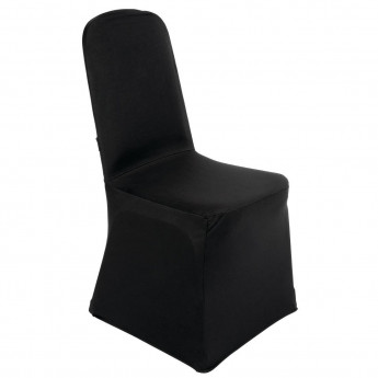 Bolero Banquet Chair Cover Black - Click to Enlarge