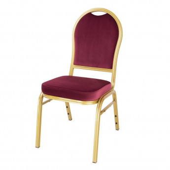 Bolero Regal Banquet Chairs Claret (Pack of 4) - Click to Enlarge