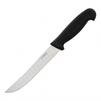 Hygiplas Scalloped Utility Knife Black 12.5cm - Click to Enlarge