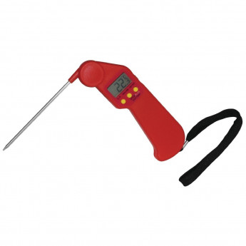 Hygiplas Easytemp Colour Coded Red Thermometer - Click to Enlarge