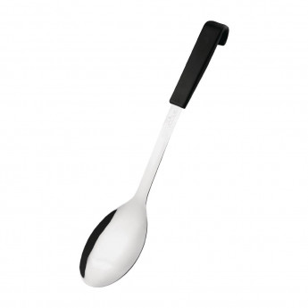 Vogue Black Handled Serving Spoon 340mm - Click to Enlarge