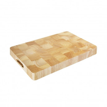 Vogue Rectangular Wooden Chopping Board Medium - Click to Enlarge