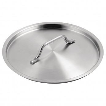 Vogue Stainless Steel Saucepan Lid 200mm - Click to Enlarge
