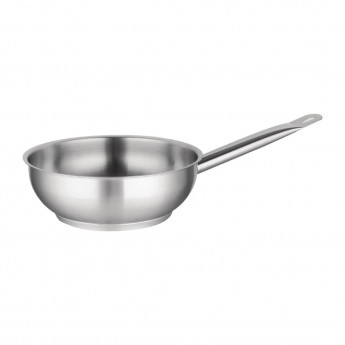 Vogue Stainless Steel Saute Pan 200mm - Click to Enlarge
