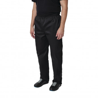 Whites Vegas Chef Trousers Polycotton Black - Click to Enlarge