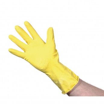 Jantex Latex Household Glove Yellow - Click to Enlarge