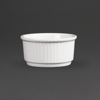 Olympia Whiteware Stacking Ramekins 85mm (Pack of 12) - Click to Enlarge