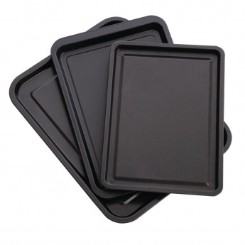 Essentials Non Stick Baking Trays (Pack of 3) - Click to Enlarge