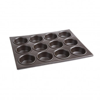 Vogue Aluminium Non-Stick Muffin Tray 12 Cup - Click to Enlarge