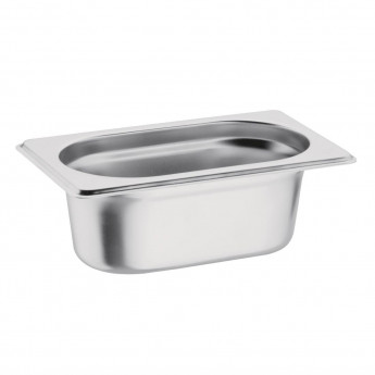 Vogue Stainless Steel 1/9 Gastronorm Pan - Click to Enlarge