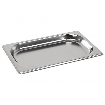 Vogue Stainless Steel 1/4 Gastronorm Pan 20mm - Click to Enlarge
