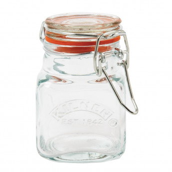 Kilner Square Clip Top Spice Jar 70ml - Click to Enlarge