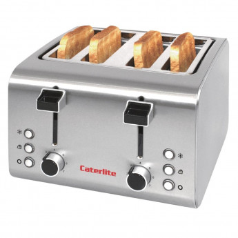 Caterlite 4 Slot Stainless Steel Toaster - Click to Enlarge