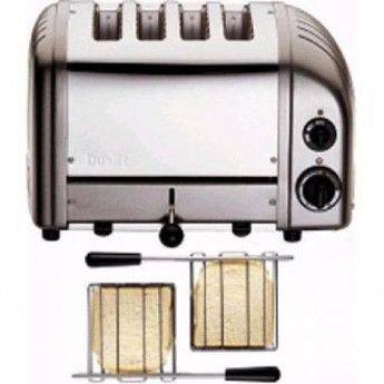 Dualit 2 x 2 Combi Vario 4 Slice Toaster Metallic Charcoal 42170 - Click to Enlarge