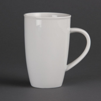 Olympia Whiteware Latte Mugs 400ml 14oz (Pack of 6) - Click to Enlarge