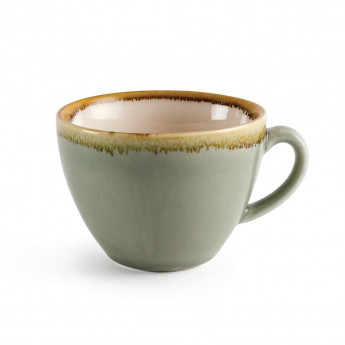 Olympia Kiln Cappuccino Cup Moss 230ml (Pack of 6) - Click to Enlarge