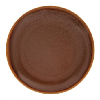 Olympia Kiln Round Coupe Plate Bark 230mm (Pack of 6) - Click to Enlarge
