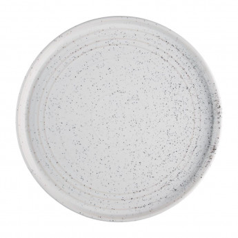 Olympia Cavolo Flat Round Plates White Speckle 270mm (Pack of 4) - Click to Enlarge