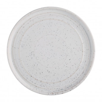 Olympia Cavolo Flat Round Plates White Speckle 220mm (Pack of 6) - Click to Enlarge