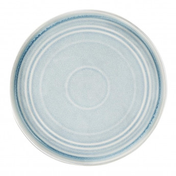 Olympia Cavolo Flat Round Plates Ice Blue 270mm (Pack of 4) - Click to Enlarge