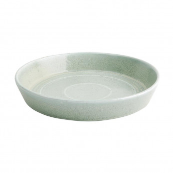 Olympia Cavolo Flat Round Bowls Spring Green 220mm (Pack of 4) - Click to Enlarge