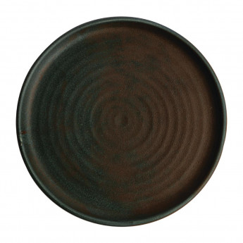 Olympia Canvas Small Rim Round Plate Green Verdigris 265mm (Pack of 6) - Click to Enlarge