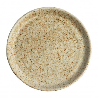 Olympia Canvas Small Rim Round Plate Wheat 180mm (Pack of 6) - Click to Enlarge