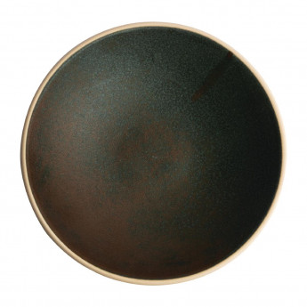 Olympia Canvas Shallow Tapered Bowl Green Verdigris 200mm (Pack of 6) - Click to Enlarge