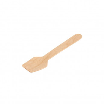 Fiesta Green Biodegradable Wooden Ice Cream Spoons (Pack of 100) - Click to Enlarge