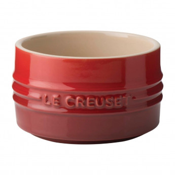 Le Creuset Stoneware Stackable Ramekin Cerise (Pack of 6) - Click to Enlarge