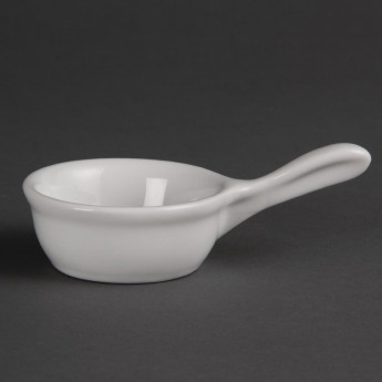 Olympia Miniature Pan Shaped Bowls 35ml 1.2oz (Pack of 12) - Click to Enlarge