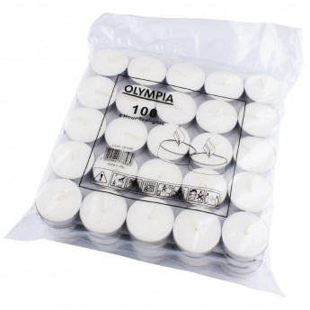 Olympia 4 Hour Tealights (Pack of 100) - Click to Enlarge