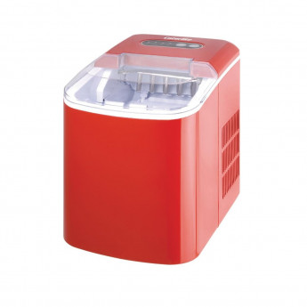 Caterlite Countertop Manual Fill Ice Machine Red - Click to Enlarge