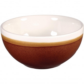 Churchill Monochrome Soup Bowl Cinnamon Brown 455ml (Pack of 12) - Click to Enlarge