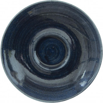 Churchill Monochrome Espresso Saucer Mist Blue 114mm (Pack of 12) - Click to Enlarge