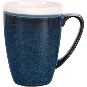 Churchill Monochrome Profile Mug Sapphire Blue 340ml (Pack of 12) - Click to Enlarge