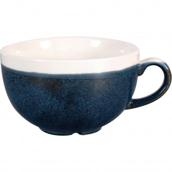 Churchill Monochrome Cappuccino Cup Sapphire Blue 225ml (Pack of 12) - Click to Enlarge