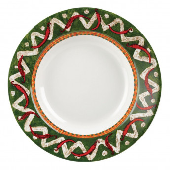 Churchill Salsa Rimmed Pasta Plates (Pack of 12) - Click to Enlarge