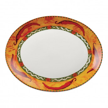 Churchill Salsa Oval Dishes 355mm (Pack of 12) - Click to Enlarge