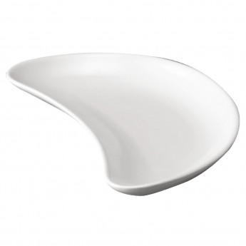 Churchill Whiteware Crescent Salad Plates 202mm (Pack of 12) - Click to Enlarge