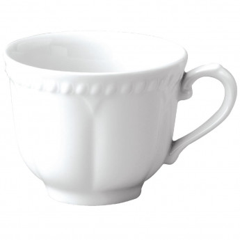 Churchill Buckingham White Elegant Tea Cups 220ml (Pack of 24) - Click to Enlarge