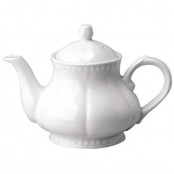 Churchill Buckingham White Teapots 600ml (Pack of 4) - Click to Enlarge