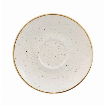 Churchill Stonecast Round Cappuccino Saucers Barley White 156mm (Pack of 12) - Click to Enlarge